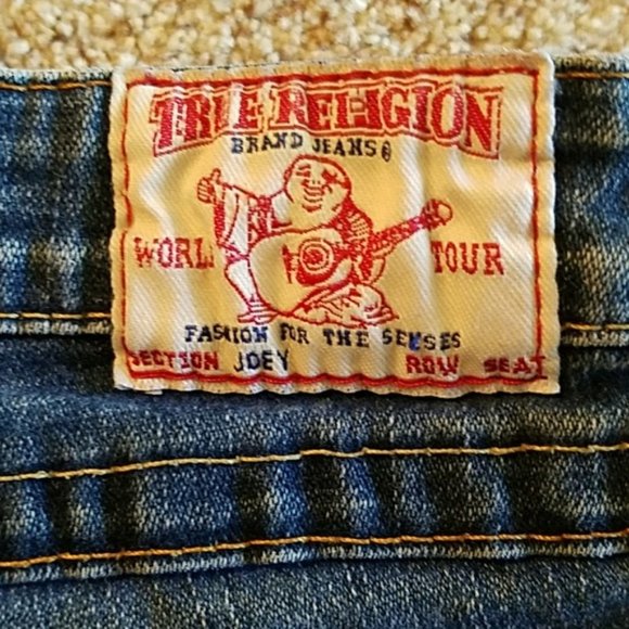 True Religion Joey cutoff shorts, size 27, EUC - Picture 3 of 6